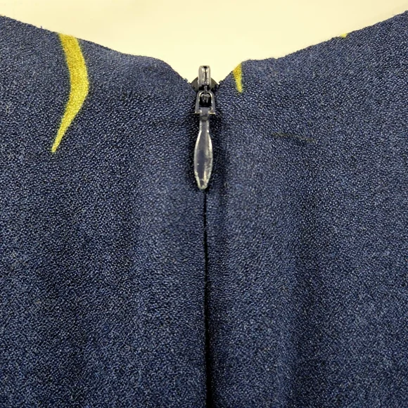 Reformation Wallflower Dress Navy Floral Long Sleeve - Picture 13 of 16